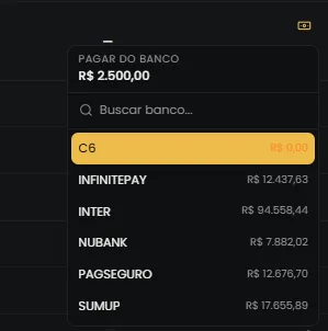 Financeiro escolhendo o banco que paga a proposta
